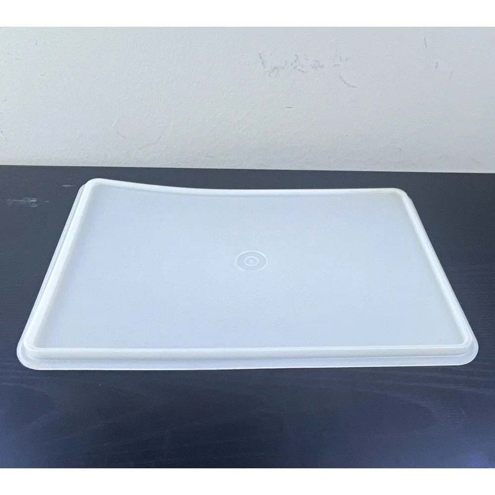Tupperware 291-3 White Rectangular Replacement Lid 13.25